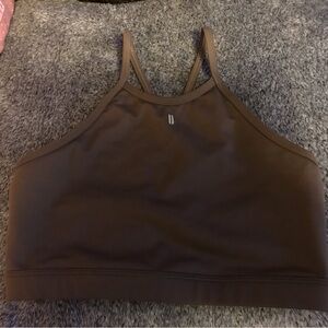 NOBULL Women’s Brown Halter Style Sports Bra - Size M